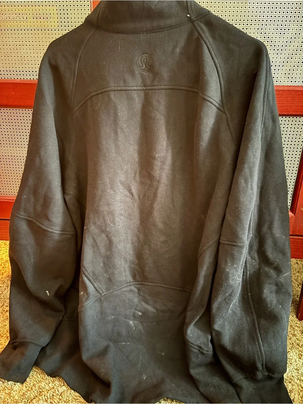 Black Half-Zip Pullover Sweater